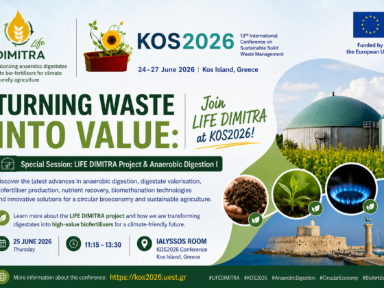 From Digestate to Biofertilisers: LIFE DIMITRA at KOS2026